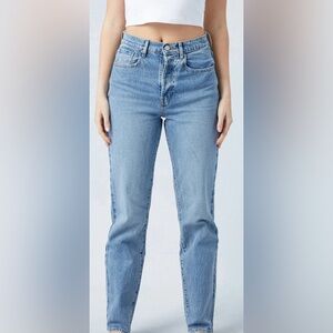PacSun Stretch Medium Indigo Dad Jeans (size 25)